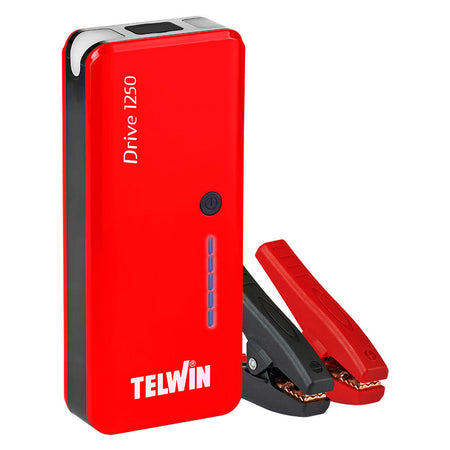 Avviatore 'Drive 1250' 12 V - Capacitãe Batteria 9000 Mah - Telwin