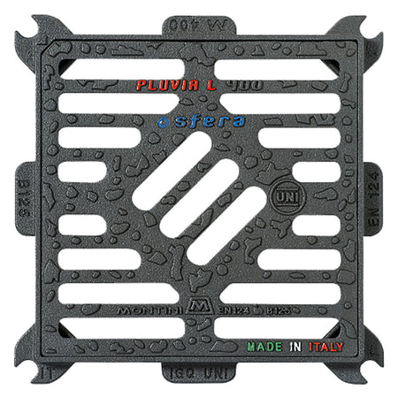 Caditoia In Ghisa 'Pluvia Light' Pluvia Light - 30 X 30 - Kg 5,3 - Montini