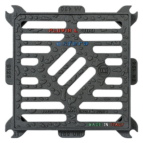 Caditoia In Ghisa 'Pluvia Light' Pluvia Light - 30 X 30 - Kg 5,3 - Montini