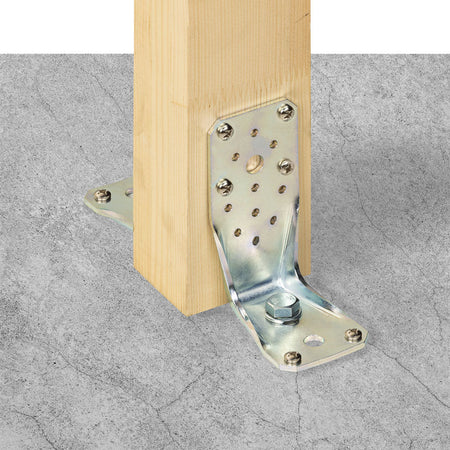 Giunzione Ad Angolo Rinforzata Art.764Cr Mm 65 X 88 X 450- 5 Pezzi - Aldeghi Luigi