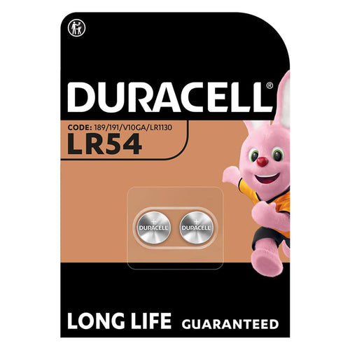 Pila A Bottone 'Lr54' Pz 2 - 1,5 V- 10 Blister - Duracell