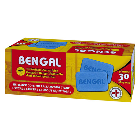 Piastrine Insetticide Cf. 30 Pz- 24 Confezione - Bengal