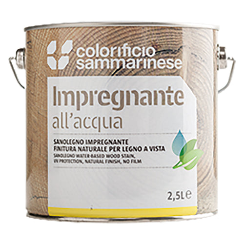 Impregnante 'Sanolegno' Lt. 0,750 Bianco- 6 Pezzi - Colorificio Sammarinese