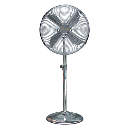 Ventilatore Da Pavimento 'Chrome' 90 W - Ø 50 Cm / Altezza Massima 150 Cm - Vinco