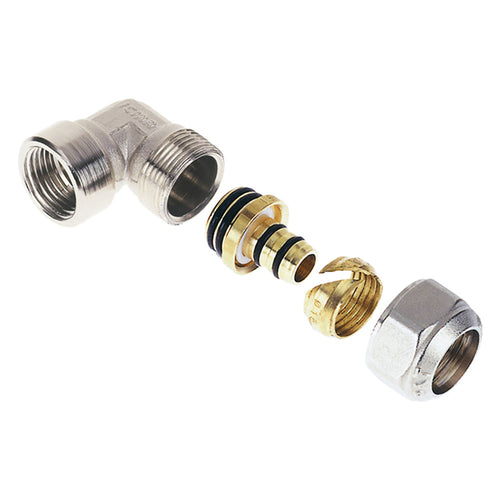 Raccordo A Stringere Curvo 'Art. 535 / 545' 'Art.545' - 16 X 3/4 - Femmina - Icma
