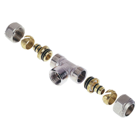 Raccordo A Stringere A 'T' Femmina 'Art. 538 / 548' 'Art.538' - 16 X 1/2 X 16 - Icma