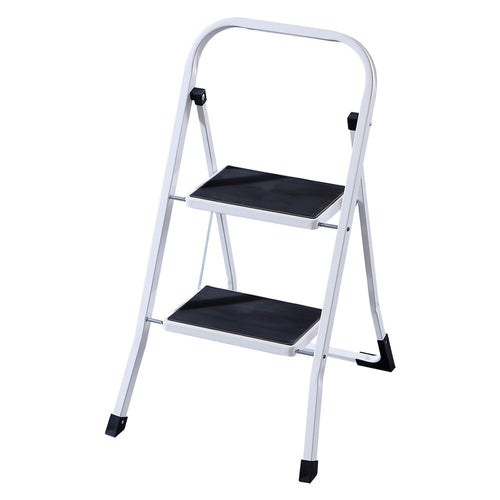 Sgabello Apribile 'Basik' 2 Gradini - Aperto Cm 55,5 X 46,5 X H.81,5 - Kasart