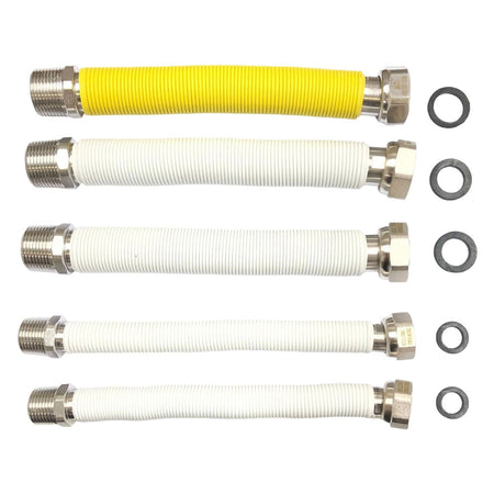 Flessibili Per Allacciamento Caldaia In Kit Mf - Da 220 A 420 Mm / Rivestiti Con Guaina