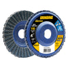 Disco Lamellare Per Acciaio Inox 'Grinding Linea Industriale' Ø 115 Gr. 80- 10 Pezzi - Grinding