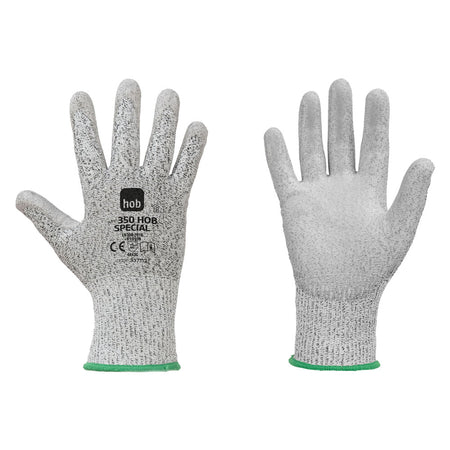 Guanti Poliestere/Polietilene '350 Hob Special' Tg. 9 - Colore Grigio- 12 Coppia - Neri