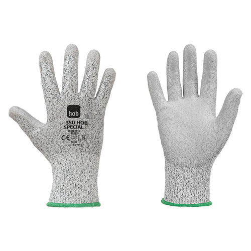 Guanti Poliestere/Polietilene '350 Hob Special' Tg. 9 - Colore Grigio- 12 Coppia - Neri