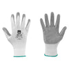 Guanti Nitrile/Poliestere 'Nit-01 Hob Special' Tg. 10 - Colore Bianco/Grigio- 12 Coppia - Neri