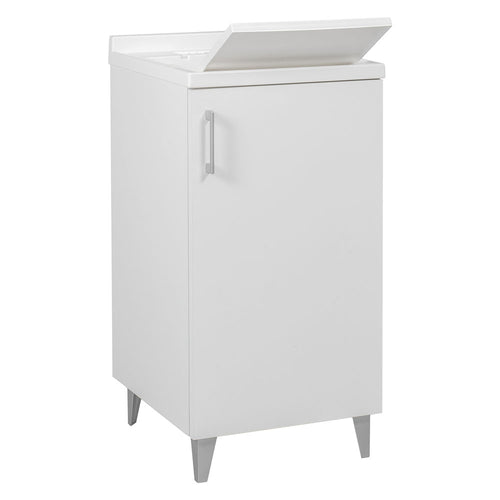 Mobile Lavatoio Anta Singola 'Woody Top' Cm 45 X 50 X H.87 - Trioplast