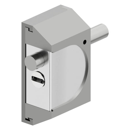 Chiusura Di Sicurezza Per Serrande 'Rif06' Alluminio Silver - Disec