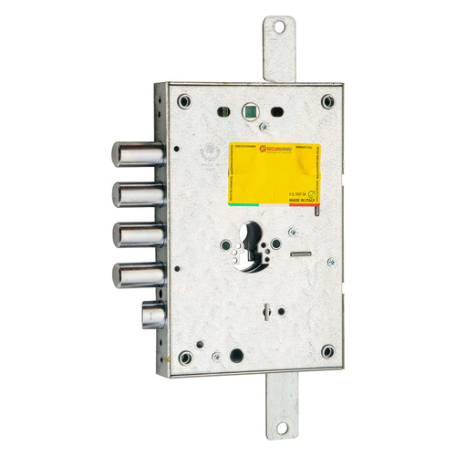 Serratura Da Applicare Triplice Per Porte Blindate '265' Interasse Pistoni 37 Mm - E63 Sx - Securemme