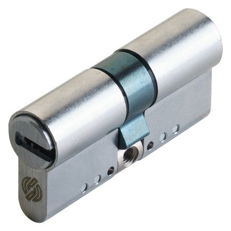 Cilindro Profilato Modulare Serie 'Evo K22 Top' Mm 36+10+46 = 92 (41+51) Cromo Satinato - Securemme