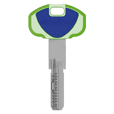 Chiave Per Cilindro Serie 'Evo K22' Lunghezza 70,5 Mm - Testa 23,7 X 38 Mm - Securemme