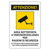 Cartello 'Videosorveglianza' Cm 20 X 30 - Eurosignals