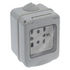 Contenitore Esterno Prese + Schuko 2 Prese Bivalenti 10/16A + 1 Schuko - Faeg