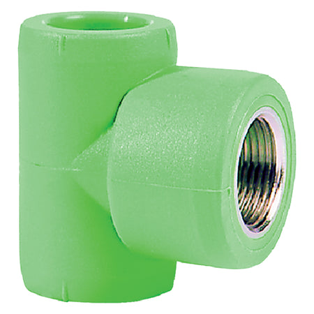 Ti A 90 ° Filettato Femmina 20 X 1/2- 5 Pezzi - Tubitalia