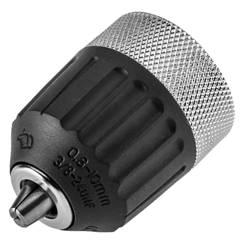 Mandrino Senza Chiave Mm 10 - Attacco F.3/8 X 24 - Graphite