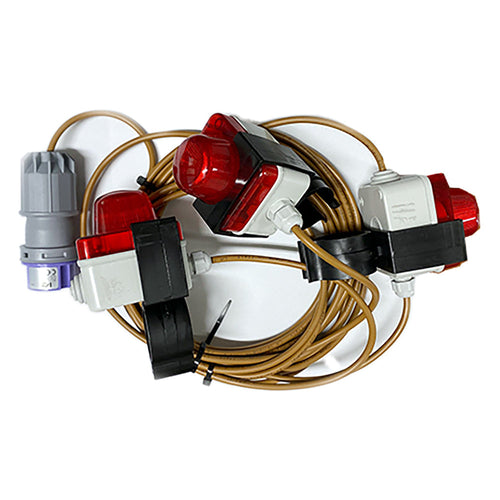 Catenaria Luci Di Segnalazione Ponteggi 3 Lampade - Vb