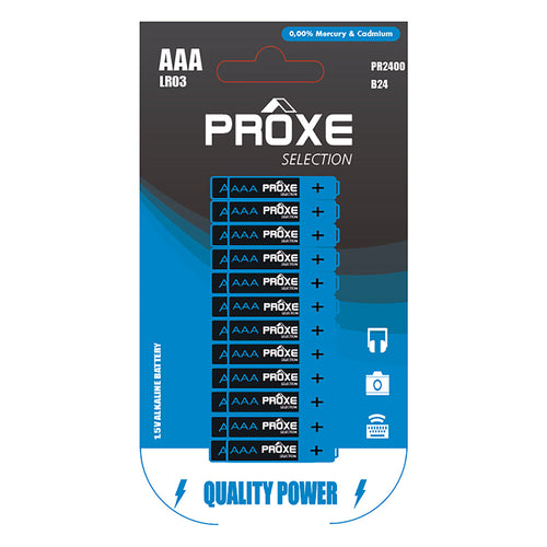 Pila Ministilo 'Lr03' Pz 4 - 1,5 V - Aaa- 10 Blister - Proxe