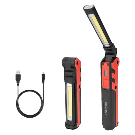 Lampada Portatile Ricaricabile Led 5W (Luce) + 3W (Torcia) - Velamp