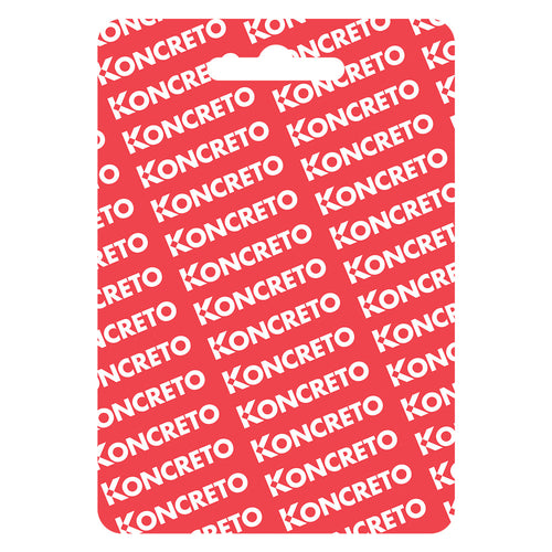 Cartellino Fine Corsa 'Koncreto' Mm 80 X 125 - Blister Koncreto