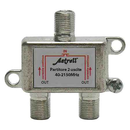 Partitore Sat/Tv 1 Ingresso / 2 Uscite - Metronic