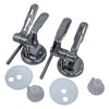 Cerniera Fissaggio Per Sedile Wc 2 Pz- 8 Confezione