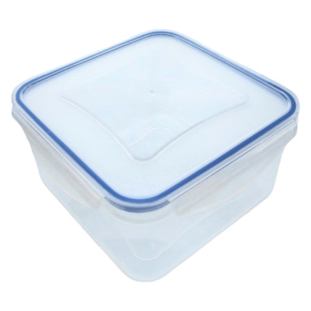 Contenitore Quadro In Plastica 'Superlock' Lt 0,7 - Cm 13 X 13 X H.6,9 - Ecoplast