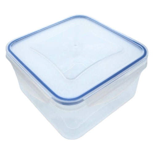 Contenitore Quadro In Plastica 'Superlock' Lt 1,2 - Cm 15,5 X 15,5 X H.4,8 - Ecoplast