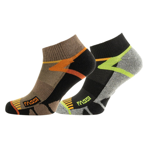 Calze Corte Outodoor 'Walk' Taglia Unica - Confezione Da 2 Paia - Fassi