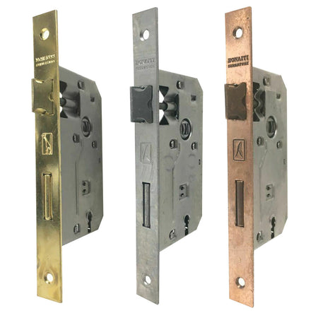 Serratura 'Patent' B.Q. Ottonato Verniciato E 40 - Bonaiti