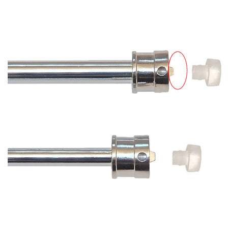 Stanghetta A Molla 'Only One' Universale Cm. 63/110 - Cromo- 10 Coppia