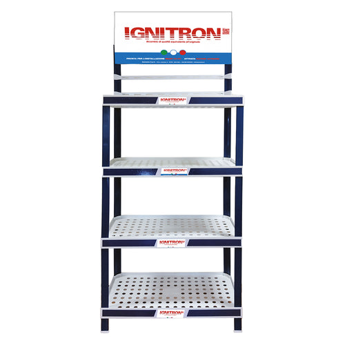 Espositore Da Terra Per Batterie 'Ignitron' Cm 70 X 34,7 X H.172 - Ignitron