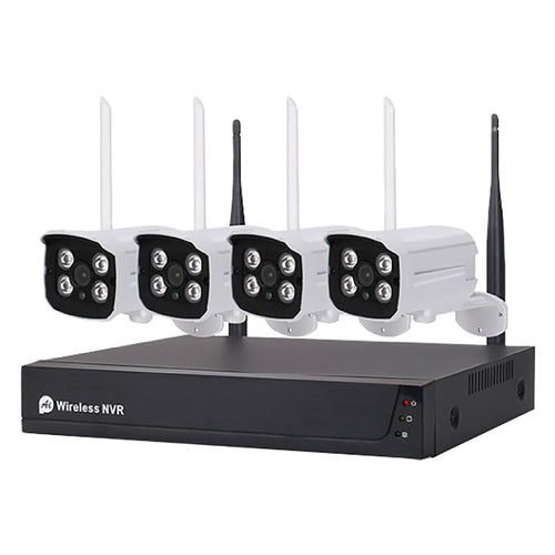 Kit Videosorveglianza Wireless '455050' Nvr Wireless + 4 Telecamere 3 Mpx - Proxe