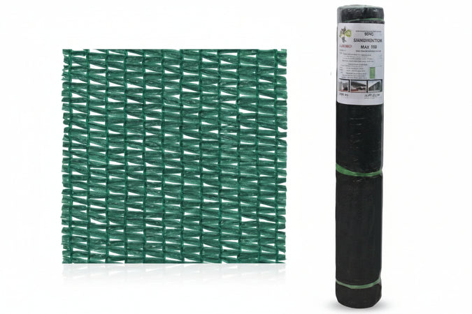 Rete Ombreggiante Garden 90% Verde In Miniroll- - Mt.4H. Rot. Mt.5 - 1 Rotolo T-Rex