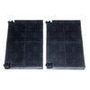 Filtri Carbone 226x150x20mm Rettangolari per Cappa Aspirante Faber, AEG, Electrolux, Zanussi