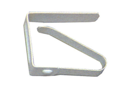 Fermatovaglie A Molla In Acciaio Verniciato Bianco - 50 Pezzi