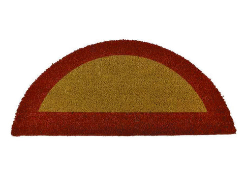 Zerbino Ecoco Semicerchio Cm.40X80 Rosso Spessore Mm.18 Cm.40X80, Spessore Mm.18