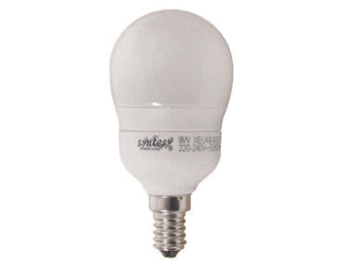 Lampada Elettronica A Sfera Opale E14 9W E14 2700 °K Calda Syntesy