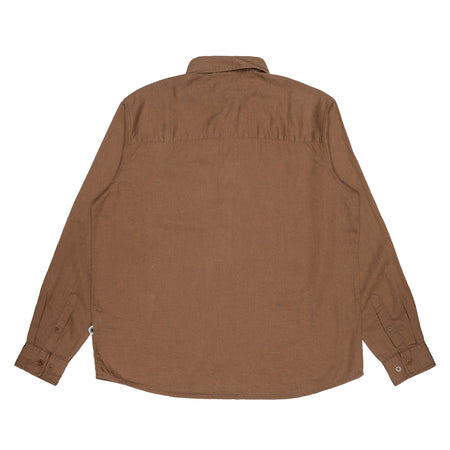 THINKING MU Camicia ML Uomo Thinking Mu Otter Hemp Brown da uomo