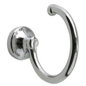 Bl Fermatenda Gancio 35Xh25 B Cromo Lucido 2 Pz- Biennebi- 5,0 Blister