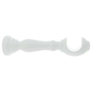 Supporto Legno Per Bastone Bianco 10 Cm 2 Pz- 1,0 Coppie