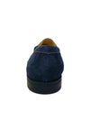 MANUFACTURE D'ESSAI Scarpe Uomo Manufacture D'Essai Mocassino scamosciato Blu-con applicazione in oro da uomo