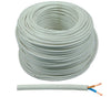 Cavo Elettrico Bipolare Similgomma Bianco H05Vv-F- - 2X Mmq.1 Colore Bianco - 100 Mt