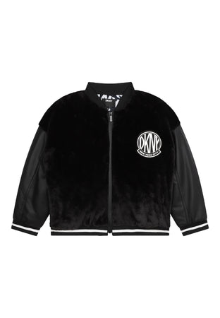 DKNY Giacca Bambina Dkny in morbido pile da bambino