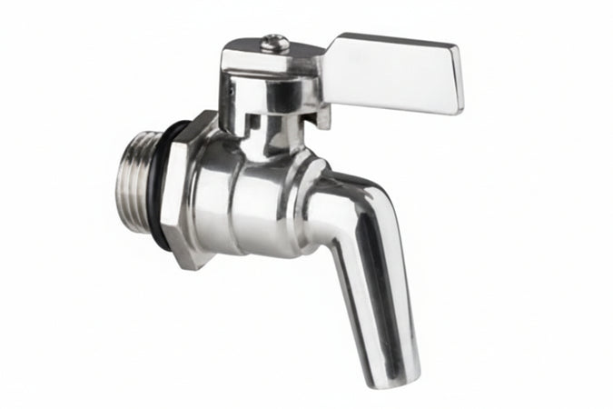 Rubinetto A Leva Acciaio Inox Per Fusti E Serbatoi M 1